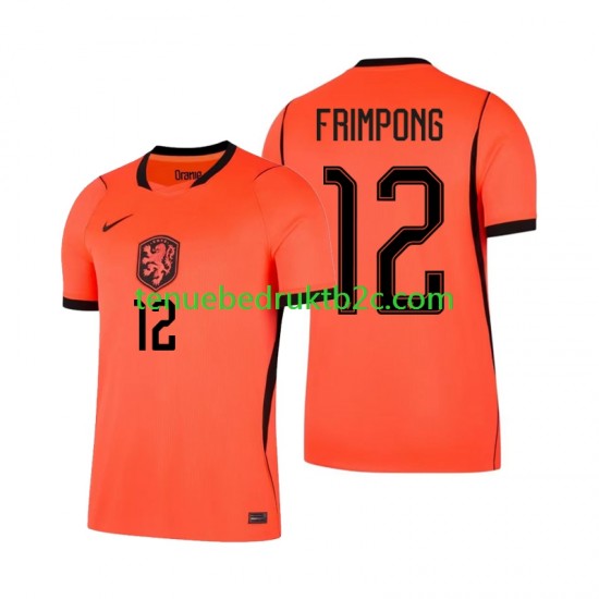 Thuisshirt Nederland Jeremie Frimpong 12 Mannen WK 2026 S-S