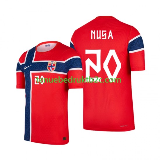 Thuisshirt Noorwegen Antonio Nusa 20 Mannen WK 2026 S-S