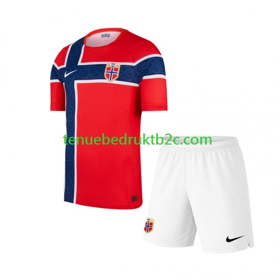 Thuisshirt Noorwegen Voetbalteneu Kinderen WK 2026 S-S