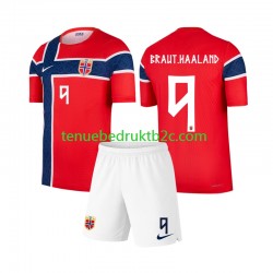 Thuisshirt Noorwegen Erling Haaland 9 Voetbalteneu Kinderen WK 2026 S-S