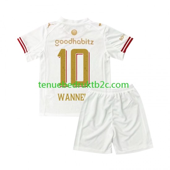4de shirt PSV Eindhoven Paul Wanner 10 Efteling Voetbalteneu Kinderen 2025-26 S-S