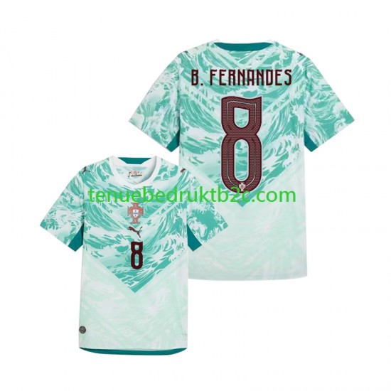 Uitshirt Portugal Bruno Fernandes 8 Mannen WK 2026 S-S