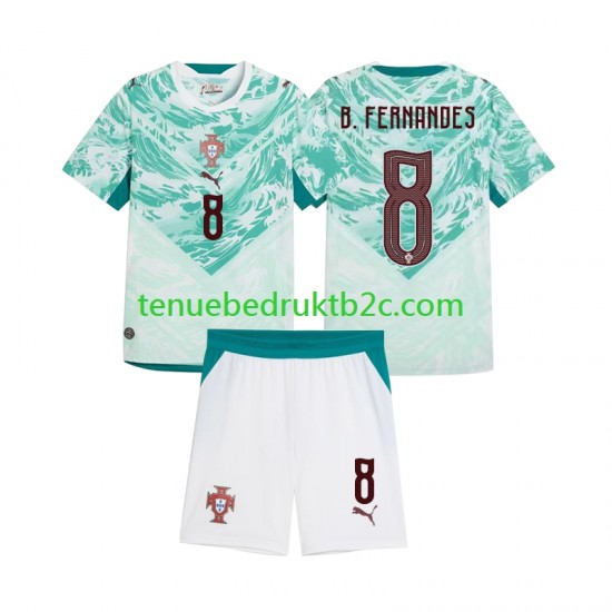 Uitshirt Portugal Bruno Fernandes 8 Voetbalteneu Kinderen 2026 2027 S-S