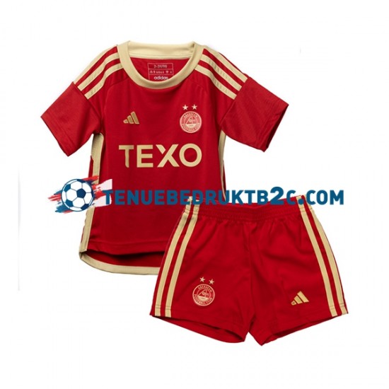 Thuisshirt Aberdeen Voetbalteneu Kinderen 2023-24 S-S