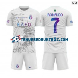 3de shirt Al-Nassr Ronaldo 7 Voetbalteneu Kinderen 2023-24 S-S