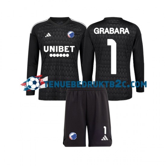 Uitshirt FC Kopenhagen Keeper GRABARA 1 Voetbalteneu Kinderen 2023-24 L-S