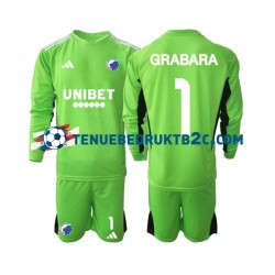 4de shirt FC Kopenhagen Keeper GRABARA 1 Voetbalteneu Kinderen 2023-24 L-S