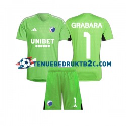 4de shirt FC Kopenhagen Keeper GRABARA 1 Voetbalteneu Kinderen 2023-24 S-S