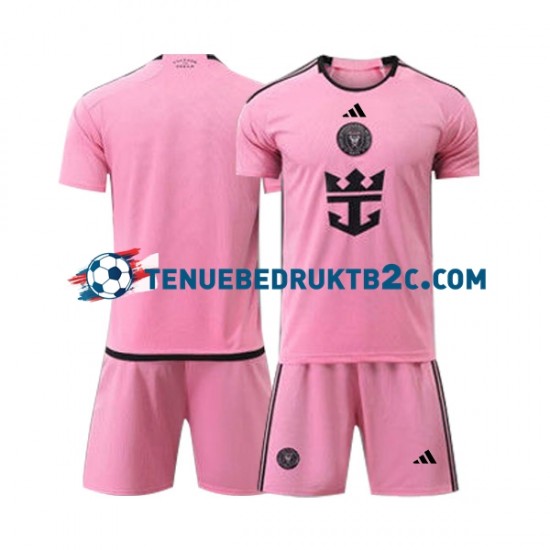 Thuisshirt Inter Miami Voetbalteneu Kinderen 2024 S-S