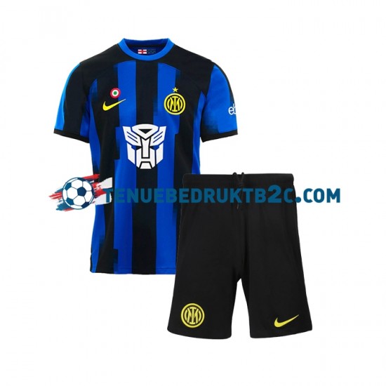 Thuisshirt Inter Milan Transformers Voetbalteneu Kinderen 2023-24 S-S