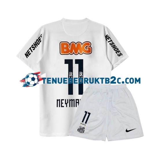 Thuisshirt Retro Santos Neymar JR 11 -2012 Voetbalteneu Kinderen 2011 S-S