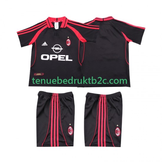 3de shirt Retro AC Milan 2000 2001 Voetbalteneu Kinderen S-S