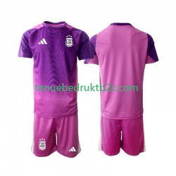 Thuisshirt Argentinië Keeper Voetbalteneu Kinderen 2025 S-S
