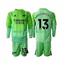 Uitshirt Arsenal Keeper Kepa Arrizabalaga 13 Voetbalteneu Kinderen 2025-26 L-S
