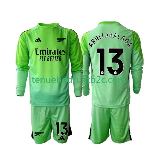 Uitshirt Arsenal Keeper Kepa Arrizabalaga 13 Voetbalteneu Kinderen 2025-26 L-S