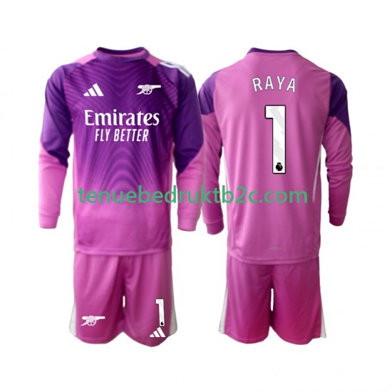 3de shirt Arsenal Keeper Raya 1 Voetbalteneu Kinderen 2025-26 L-S