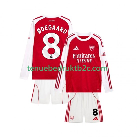 Thuisshirt Arsenal Martin Odegaard 8 Voetbalteneu Kinderen 2025-26 L-S