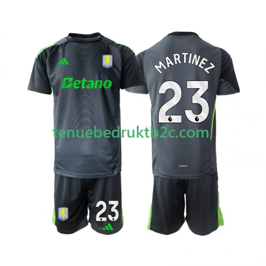 Thuisshirt Aston Villa Keeper Emiliano Martinez 23 Voetbalteneu Kinderen 2025-26 S-S