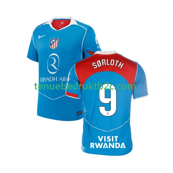 3de shirt Atlético Madrid Alexander Sorloth 9 Mannen 2025-26 S-S