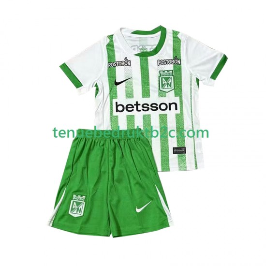 Thuisshirt Atletico Nacional Voetbalteneu Kinderen 2025 S-S