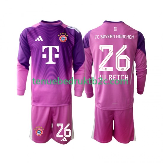 4de shirt FC Bayern München Keeper Sven Ulreich 26 Voetbalteneu Kinderen 2025-26 L-S