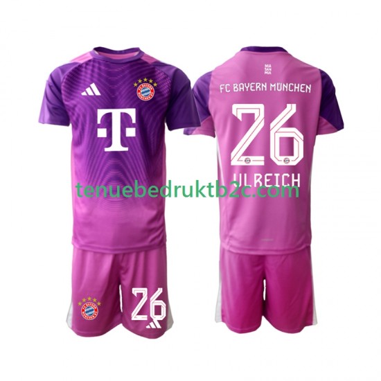 4de shirt FC Bayern München Keeper Sven Ulreich 26 Voetbalteneu Kinderen 2025-26 S-S