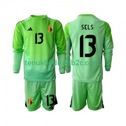 Thuisshirt België Keeper Matz Sels 13 Voetbalteneu Kinderen 2025 L-S