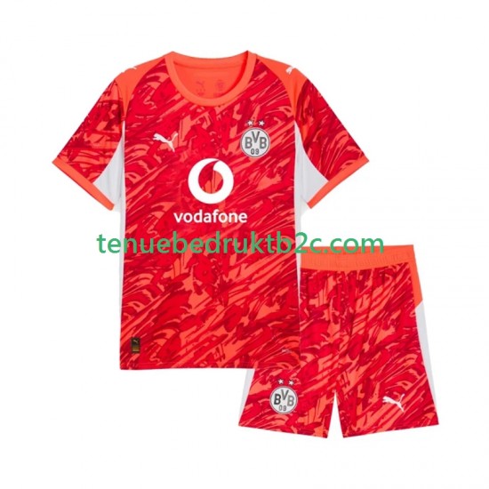 Uitshirt Borussia Dortmund Keeper Voetbalteneu Kinderen 2025-26 S-S