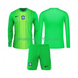 Thuisshirt Brazilië Keeper Voetbalteneu Kinderen 2026 L-S