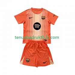 4de shirt FC Barcelona Keeper Voetbalteneu Kinderen 2025-26 S-S