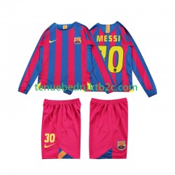Thuisshirt Retro FC Barcelona Lionel Messi 10 2005 Voetbalteneu Kinderen 2006 L-S