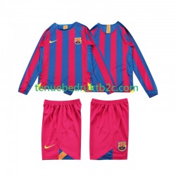 Thuisshirt Retro FC Barcelona 2005 Voetbalteneu Kinderen 2006 L-S