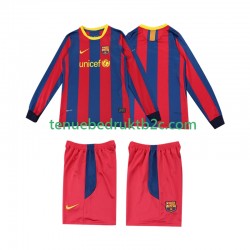Thuisshirt Retro FC Barcelona Voetbalteneu Kinderen 2011 2010 L-S