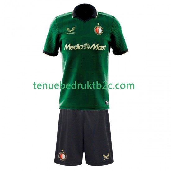 4de shirt Feyenoord Rotterdam Voetbalteneu Kinderen 2025-26 S-S