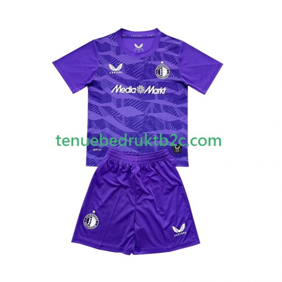 3de shirt Feyenoord Rotterdam Keeper Voetbalteneu Kinderen 2025-26 S-S
