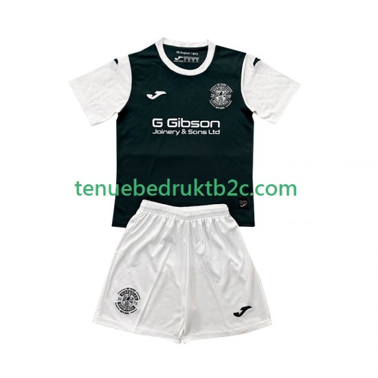 Thuisshirt Hibernian Voetbalteneu Kinderen 2025-26 S-S