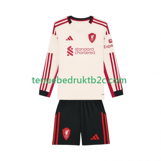 Uitshirt Liverpool Voetbalteneu Kinderen 2025-26 L-S