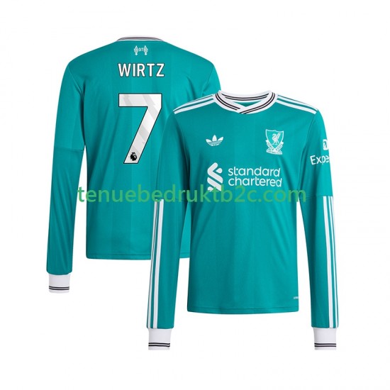 3de shirt Liverpool Florian Wirtz 7 Mannen 2025-26 L-S