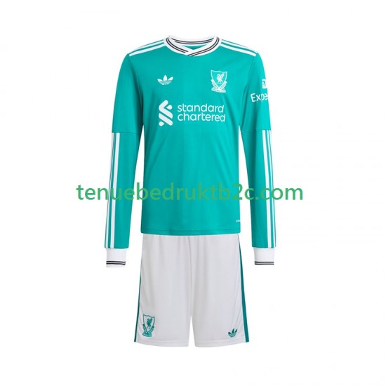 3de shirt Liverpool Voetbalteneu Kinderen 2025-26 L-S