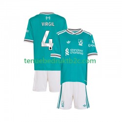 3de shirt Liverpool Virgil van Dijk 4 Voetbalteneu Kinderen 2025-26 S-S