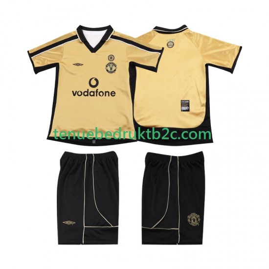 3de shirt Manchester United Anniversary Football Shirt 2001 Voetbalteneu Kinderen 2002 S-S