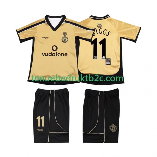 3de shirt Manchester United GIGGS 11 Anniversary Football Shirt 2001 Voetbalteneu Kinderen 2002 S-S