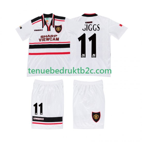Uitshirt Retro Manchester United GIGGS 11 Voetbalteneu Kinderen 1998 S-S