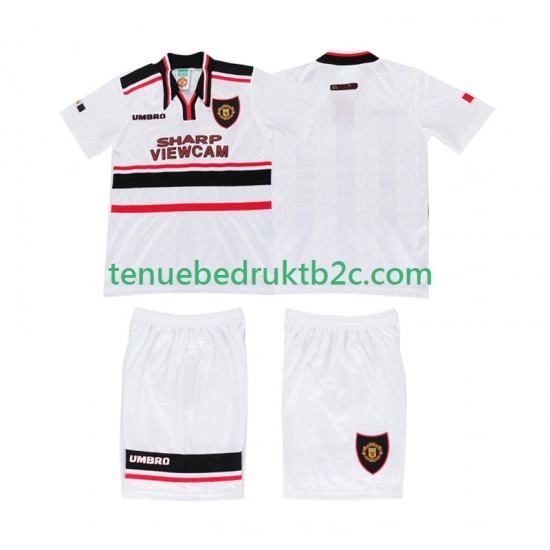 Uitshirt Retro Manchester United Voetbalteneu Kinderen 1998 S-S