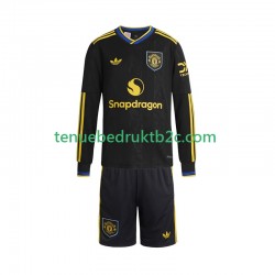 3de shirt Manchester United Voetbalteneu Kinderen 2025-26 L-S