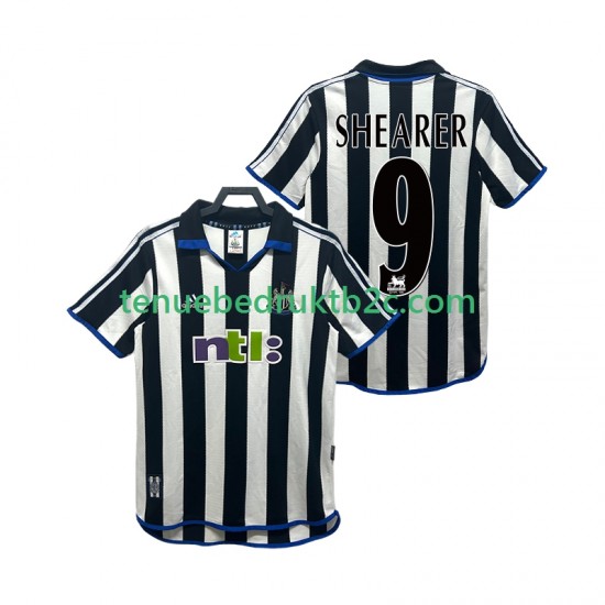 Thuisshirt Retro Newcastle United SHEARER 9 2000 2001 Mannen S-S