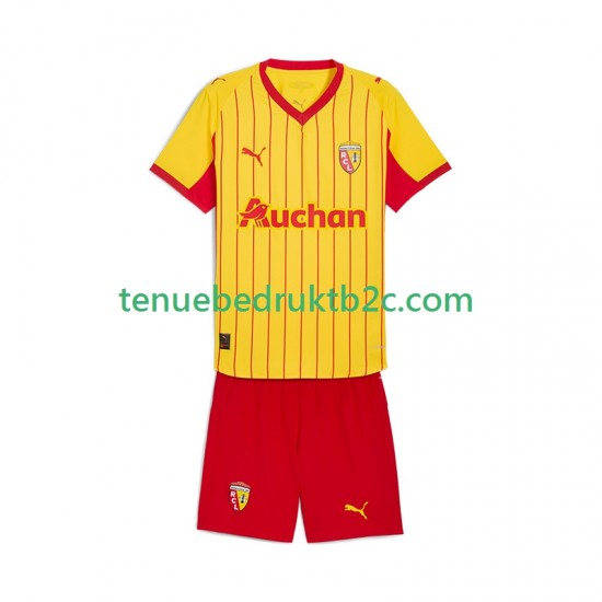 Thuisshirt RC Lens Voetbalteneu Kinderen 2025-26 S-S