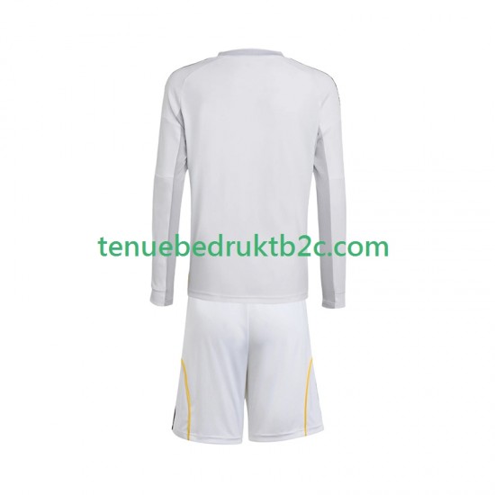 Thuisshirt Real Madrid Voetbalteneu Kinderen 2025-26 L-S