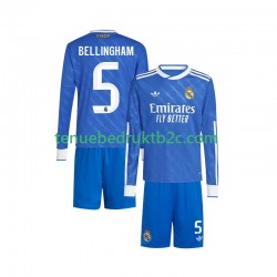 3de shirt Real Madrid Jude Bellingham 5 Voetbalteneu Kinderen 2025-26 L-S