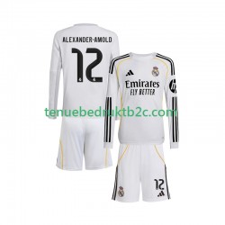 Thuisshirt Real Madrid Trent Alexander-Arnold 12 Voetbalteneu Kinderen 2025-26 L-S